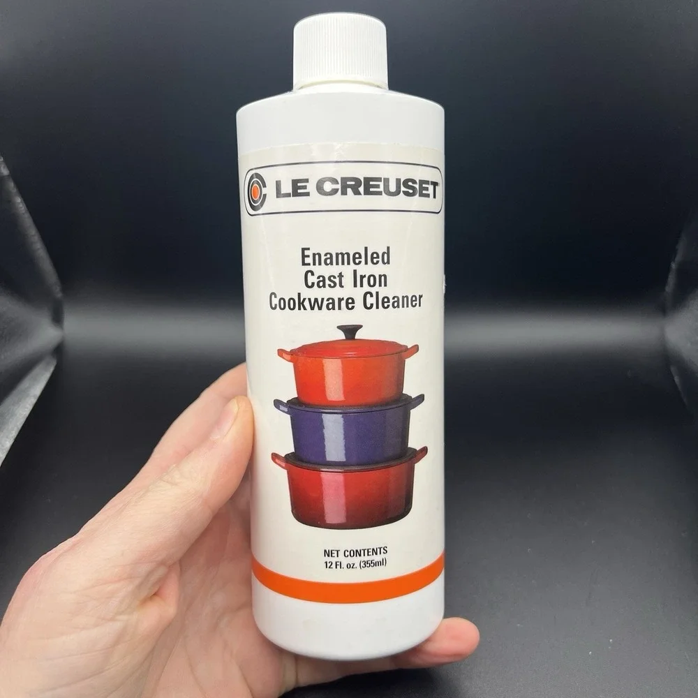 LE‎ CREUSET Enameled Cast Iron Cookware Cleaner 12 fl oz Liquid NEW Sealed #1